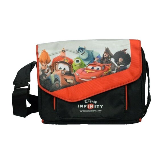 Disney Infinity Play Zone Messenger Bag Carrying Case with Roll Out Mat - Picture 1 of 9